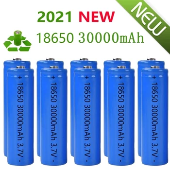30000mAh 3.7 V Li-ion 18650 Li-ion Baterie Reîncărcabilă pentru Lanterna LED-uri/Gadget electronic Cabinet de Lumină Dropshipping