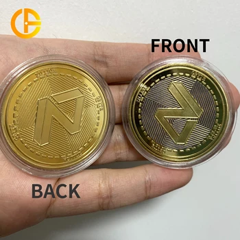 Noua Moneda Bitcoin/Ethereum Metal Suveniruri Pentru Acasă Colectie De Monede Crypto Monede De Aur De Metal Crypto Monedă Cadou Colecționari 