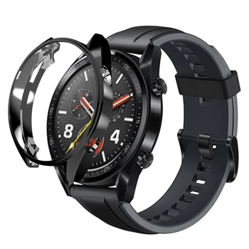 GT 46MM 42MM Ceasul Caz pentru Huawei Watch GT Acoperire Ultra Subțire Protector Moale Gol Afară Ceas Capac de Protectie Bara de protectie Shell 