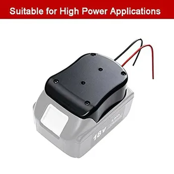 Adaptor baterie De 18V Li-ion Cablu Conector Ieșire Adaptor de Baterii Pentru a Converti La 18V BL 1860 Litiu 