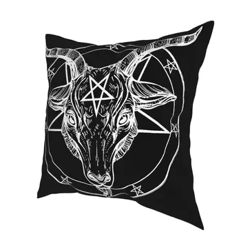 Mens Baphomet Pentagrama Satantic Oculte Biserica Lui Satan Capra Goth S5Xl Estetic Popular Stil Amuzant De Pernă Acoperă 