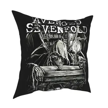 Avenged Sevenfold Alchimist Negru Nou Tricoul A7X Band Merch Moartea Bat Femei Bărbați față de Pernă Acoperă 