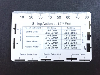 1 buc Accesorii Chitara Șir de Acțiune Ecartament Conducător Baroc Chitara Bass String Teren Lutier Instrument pentru Instrumente cu Coarde Noi 