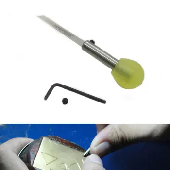 Micro-încrustat cuțit HandleMicro încrustat Instrument de Lopată cu Mâner de Metal Gravat Bijuterii Aur-fabricarea de Unelte și Echipamente 
