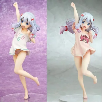 24cm Anime Eromanga Figura 1/7 Alb roz postura în Picioare Izumi Sagiri PVC Acțiune Figura Jucarii de Colectie model jucării copil cadou 