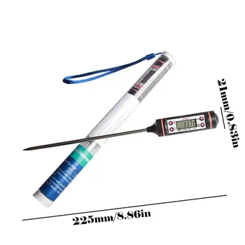 Alimente Pen Termometru Cu Sondă Electronică Digitală Lichid Grătar De Coacere Temperatura Uleiului Metru Tp101 