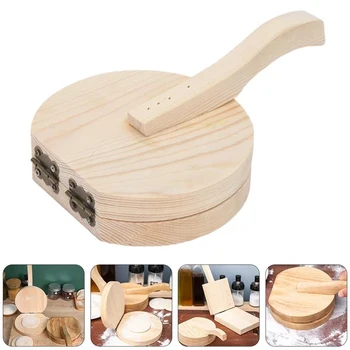 Made In China, Din Lemn Mini Aluat Presor Găluște Pielea Presor Clatita Instrument De Bucătărie Gadget Produse De Patiserie De Copt Filtru De Presare Instrument 