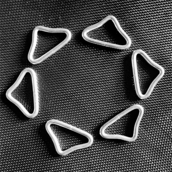 10pcsSet din Oțel Inoxidabil Triunghi Inele Catarama 15 Inel de Buclă Vrings Curele Trambulină Mat Piese de schimb Reparații Consumabile 