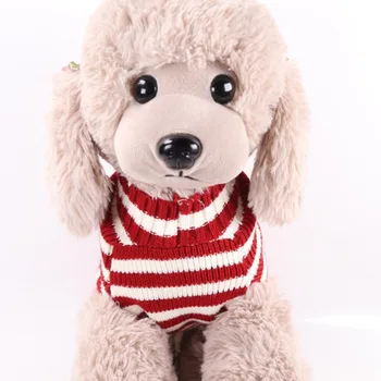 XS-XL animal de Companie Crăciun Dungi Pulover de Iarna Cald Tricotate Pulover de Pisică Costume Pisoi Haina Haina pentru animale de Companie Pisica Câine Haine Cald Vinde 