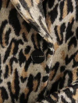 MOLAN Sexy Leopard Palton Lung de Lână Femeie Vrac Moda Cu Centura 2021 Nou Rever Graeful Haină de Iarnă de sex Feminin Chic Uza 