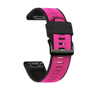 Silicon de Eliberare Rapidă Trupa Încheietura mâinii 26mm Pentru Garmin Fenix 5X + 6X Pro Easyfit Watchband Ceas Curele Brățară Accesorii 
