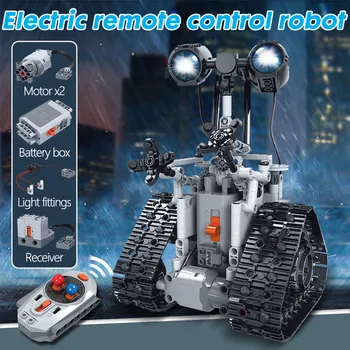Creative Control de la Distanță Electric Robot Inteligent Blocuri High-tech MC RC Robot Cărămizi Jucarii Pentru Copii 