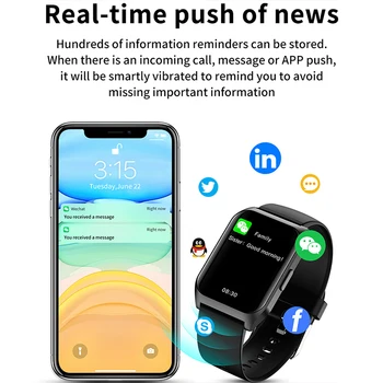 Noul Xiaomi Youpin Ceas Inteligent Bărbați Femei Sport Bluetooth Apel Mi Smartwatch Fitness Tracker Monitor De Ritm Cardiac Pentru Huawei Onoare