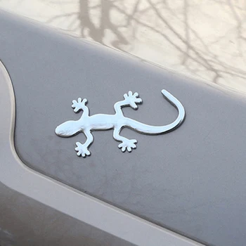 Alijunda 3D Gecko Forma Chrome Insigna Emblema Decal pentru Suzuki SX4 SWIFT Alto Liane /Grand Vitara/ Jimny/ S-Cross/ Splash/ Kizashi 