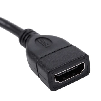 Noi 2X Compatibil HDMI de sex Masculin La Feminin Extender Cablu Scurt Si Convenabil Pentru Google Chrome Cast, Foc Tv Stick, Roku Stick