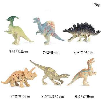 Dinozaurii World Park PVC Cifrele de Acțiune Jurassic Indominus Rex Pterosaur Stegosaurus Animale Modelul PVC Colecție Copil Jucărie Cadouri