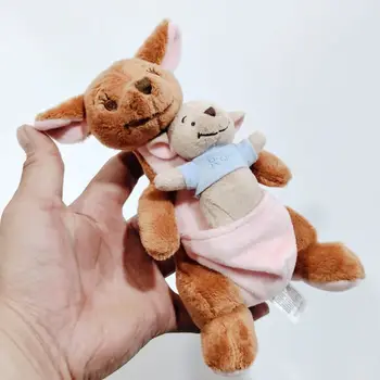 Transport gratuit 18cm Pooh Urs Copil Roo Cangur Și Kanga Părinte-copil Animal Umplute, Jucării de Pluș Pentru Cadou
