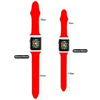 Imprimarea Curea Silicon Pentru Apple Watch band 44mm 40mm 38mm 42mm 41mm 45 mm Bratara Correa Pentru iWatch seria 7 SE 6 5 4 3 band 