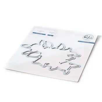 Cutie de flori Scrisoare de Tăiere de Metal Moare și timbre DIY Scrapbooking Carte de Hârtie Stencil Carduri Manual Album Timbru Mor Foi 2021 