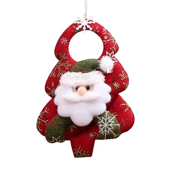 Crăciun Minunat Pandantiv Moș Crăciun Agățat În Pomul De Crăciun Decorare Ușă 2021 Jucărie De Crăciun Cadou De Decor Acasă Ornamente 