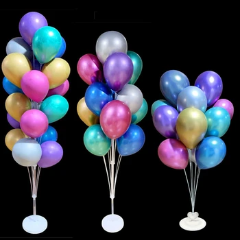 11/13/19Tube Balon Titularul Baloane Stau Coloana Confetti Balon Petrecere de Ziua de Decorare pentru Copii Copil de Dus Decor Nunta Mingea 