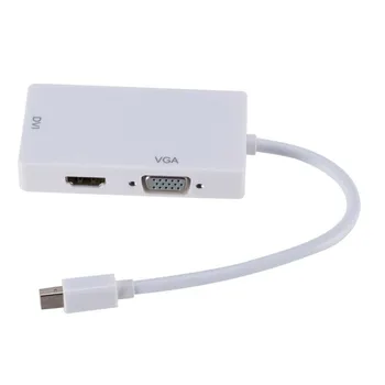 Minidp to HDMI converter conector lightning interfață laptopul la proiector VGA DVI afișa trei în unu 