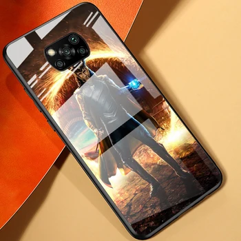 Capac Sticla Avenger Loki Pentru Xiaomi Mi POCO F3 F2 X3 NFC X2 M2 Pro Înveliș rezistent la Șocuri Caz de Telefon 
