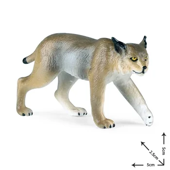 2021 Clasic Animale Sălbatice Pădure Simulări Tigru Pisica Lynx Caracal Acțiune Figura Figurine din PVC Model de Educație Școală Jucarii Copii 