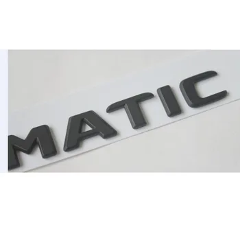Plat Negru Mat Litere Roșii Emblema Portbagaj Embleme, Insigne pentru Mercedes Benz C63 AMG C63s E63s S63 S CLS63s GLE63s GLS63s 4MATIC 