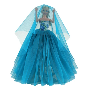 Noi Sosesc de Moda Handmade Partid Papusa Printesa Rochie de Accesorii Haine obiect Pentru barbie Joc DIY Cadou Jucarii Copii 