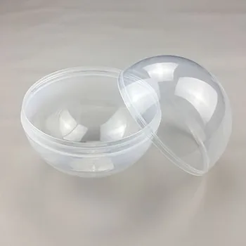 20buc 60mm capsule de plastic de Jucarii automate Capsule Complet Clar Bile Transparent Ambalare Bile Pentru Petrecerea de Nunta Cadou Surpriza