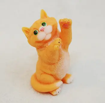 3D Pisica Drăguț Silicon Animale Mucegai Silicon Mucegai Săpun Pisoi Matrite Lumânare Mucegai Matrite a Face Săpun Manual Mucegai Aroma de Piatră 