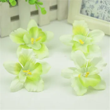 10buc/lot 7CM Mătase Artificială Flori de Orhidee Capete Pentru Acasă Decorare Nunta Flori False DIY de Crăciun Cadou Caseta de Ambarcațiuni 