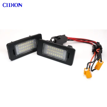 Ciihon 2 buc LED Numărul de Înmatriculare Lampă de Lumină Canbus Fara Eroare Pentru Skoda Octavia3 Fabia MK3 Yeti Rapidă Superb B6 