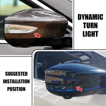 LED-uri Auto Tuning Parte Repetor Dinamic Lampă Lumina de Semnalizare Pentru Nissan Altima Teana L33 2013-2018 Sylphy Sentra Pulsar Tiida 