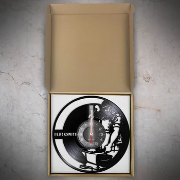 Fierar Ceas De Perete Din Disc De Vinil Garaj Atelier De Reparații Magazin Vintage Vinyl Record Ceas Atelier De Meșteșuguri Decor