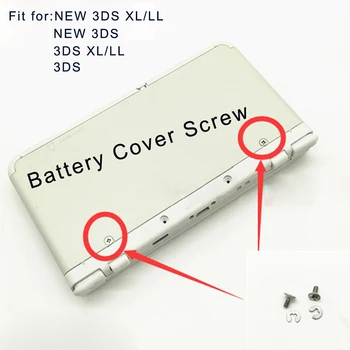 1Pair OEM Șurub Pentru NEW 3DS XL/NEW 3DS/3DS XL/3DS Carcasa Capac Baterie