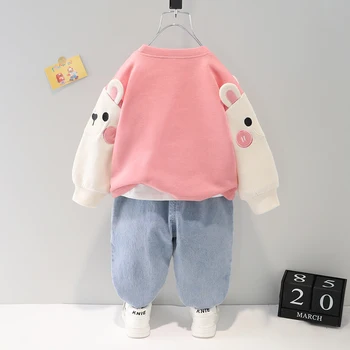 Babi Băieți Seturi de Îmbrăcăminte 2021 Stil de Moda de Bumbac Materail Maneca Lunga De la 1 la 5 Ani Copilul copii Costum Copil Seturi