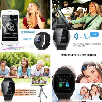 T8 Ceas Inteligent cu Cartela SIM Smartwatch Ceasuri Barbati Ceas Sport Femei Ceas Tracker de Fitness Brățară Ceas Electronic 