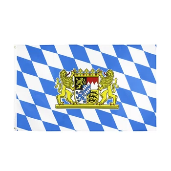 FLAGHUB 60X90 90X150cm Germania de Stat Strat de Arme Bavaria Pavilion Pentru Decor 