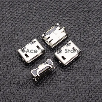 10buc Micro USB, Conector Jack de Tip Feminin 5Pin SMT pentru telefoane Coada de Încărcare soclu PCB Bord (interfață Plat) 