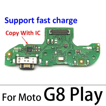 Noul USB de Încărcare de Bord Port Conector Dock Cablu Flex Pentru Moto G8 Putere Lite G7 G8 Juca Unul Hiper Fuziune Macro Piese de schimb 
