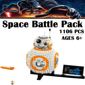 1106pcs Wars Set de Cărămizi de Jucărie BB-8 nave de Război Model de Blocuri Compatibil 75187 Steaua Jucării Pentru copii Copii Cadou de Crăciun 