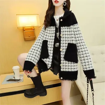 Cardigan pentru femei 2021 Nou pulover supradimensionat Maneca Lunga Cardigan coreean Pulover de Moda casual Femei coatca traf y2k