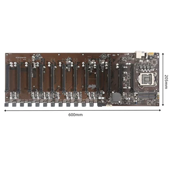 B250 BTC-D12P Riserless Miniere Placa de baza DDR3 Maxim 16GB Memorie Placa de baza Dual SATA3.0 Placa de baza Pentru LGA1151 CPU ETH Rig 