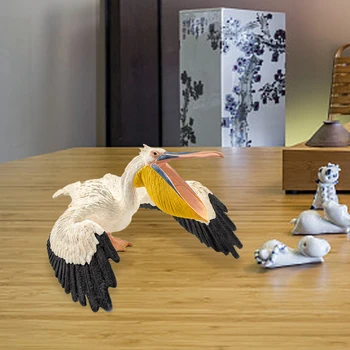 3.7 inch Viața Sălbatică Pelicanings Colectie de Animale Animal de Jucărie Model de Acțiune Cifre de Jucării de Învățare Educație Păsări Cadouri 14752 
