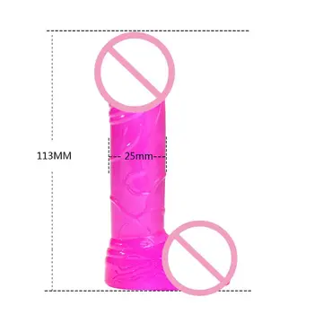 50LF Realist ventuza Penis artificial Sex Masculin Jucării pentru Femei Mici Interesante, Jocuri pentru Adulți 