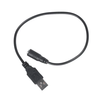 DC 3.5 x 1.35 mm de sex Feminin pentru USB 2.0, UN Conector de sex Masculin Cablu de Alimentare 