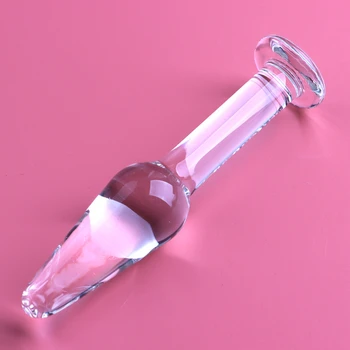 Cristal Transprant Sticlă Anal Plug De Diamant/Insert/Bijuterii/ Anal, Dop De Fund Vibrator Buttplug Penis Artificial Sex Anal Jucării Adult Gay Cadouri 