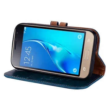 Portofel din piele Flip case Pentru Samsung Galaxy J1 2016 Caz J120 SM-J120F/ds Book Cover Pentru Samsung J1 6 2016 J120F J 1 Caz Coque